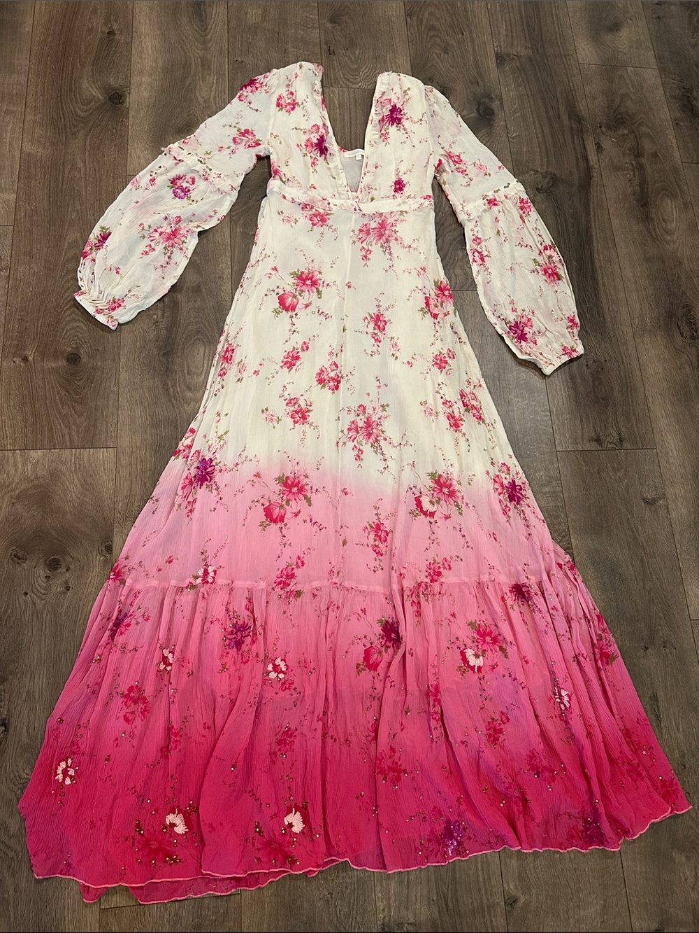 Love Shack Fancy sequin ombré gown - Picture 12 of 16
